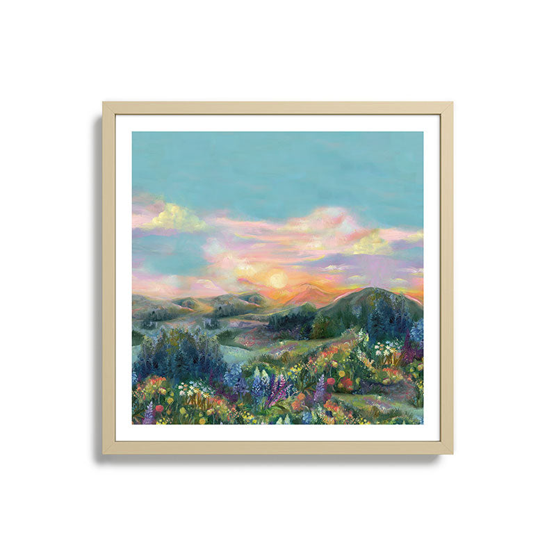 Sunset Landscape Framed Art Print Gallery Image 27