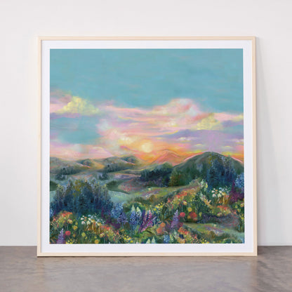 Sunset Landscape Framed Art Print Gallery Image 33