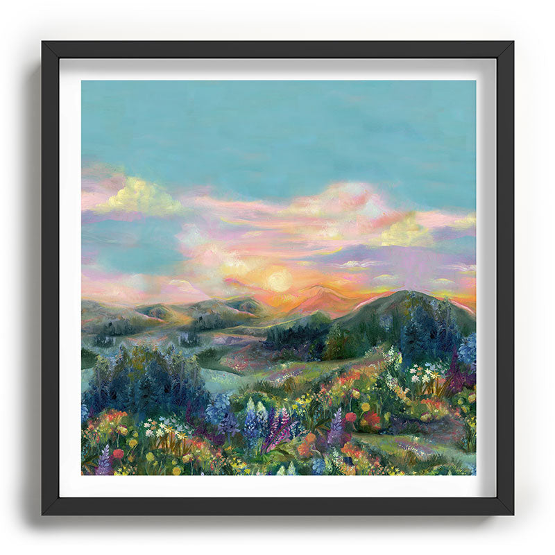 Sunset Landscape Framed Art Print Gallery Image 93