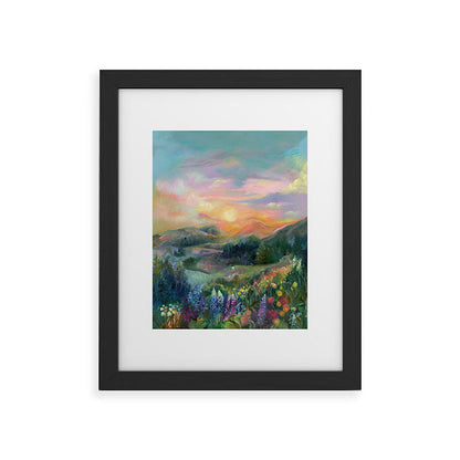 Sunset Landscape Framed Art Print Gallery Image 41