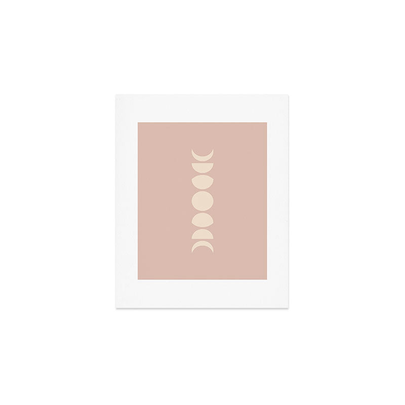 Minimal Moon Phases IV Art Print Gallery Image 1