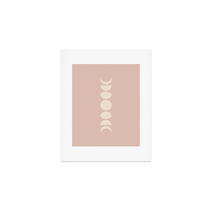 Minimal Moon Phases IV Art Print Gallery Image 1