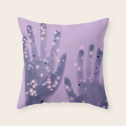 Cosmic Touch Throw Pillow Gallery Image 6