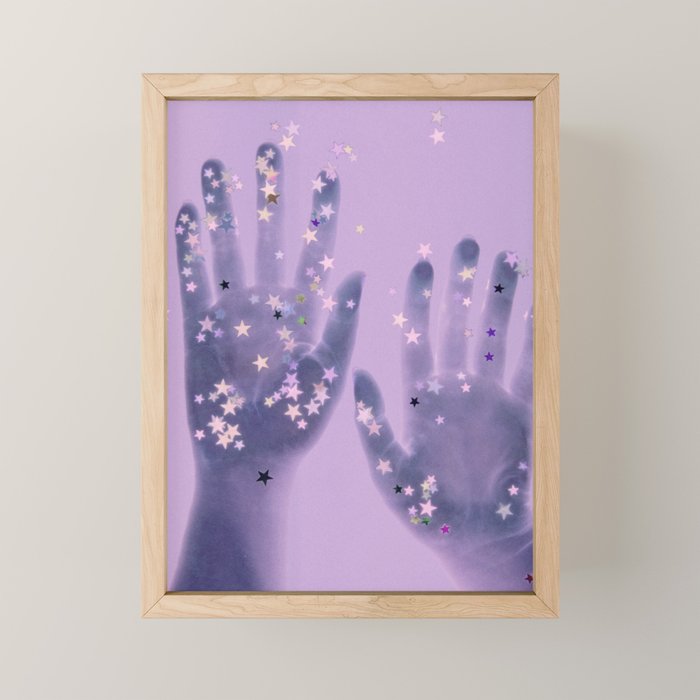 Cosmic Touch Mini Art Print Gallery Image 1