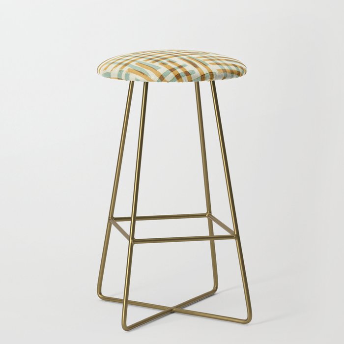 Abstract Linocut Pattern #7 Stool Gallery Image 2