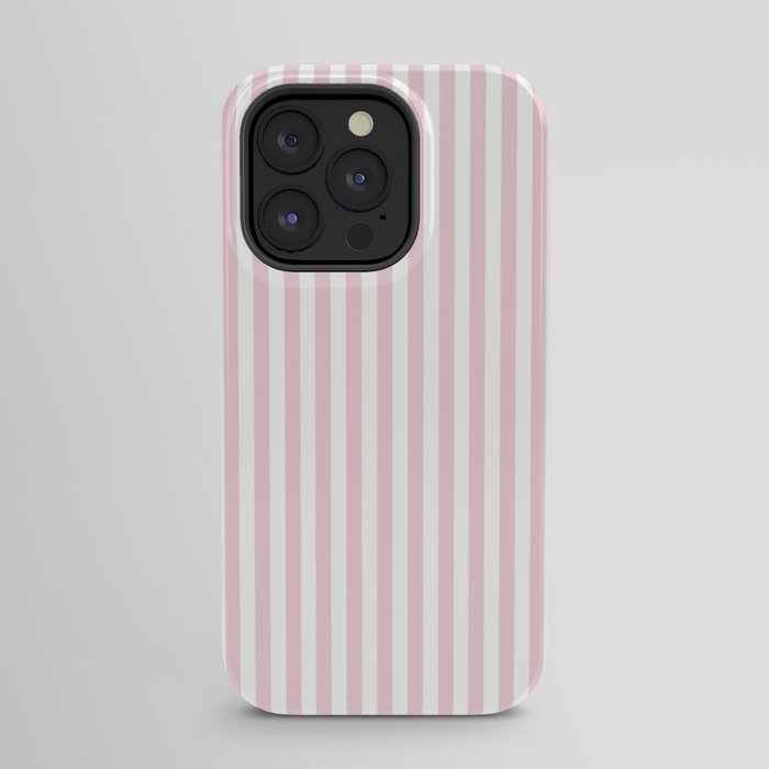 Pastel Pink & White Simple Stripe iPhone Case Gallery Image 23