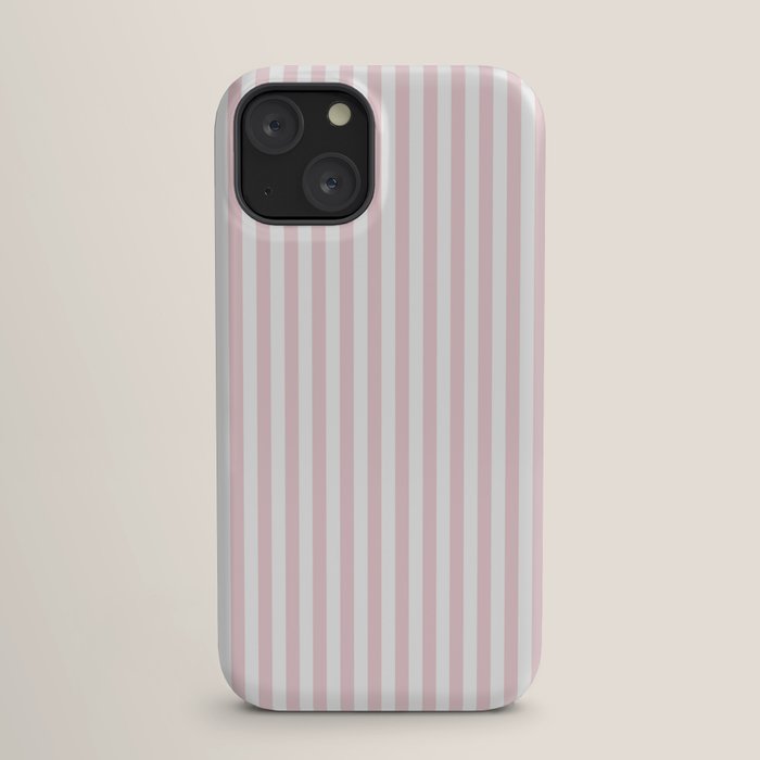 Pastel Pink & White Simple Stripe iPhone Case Gallery Image 17