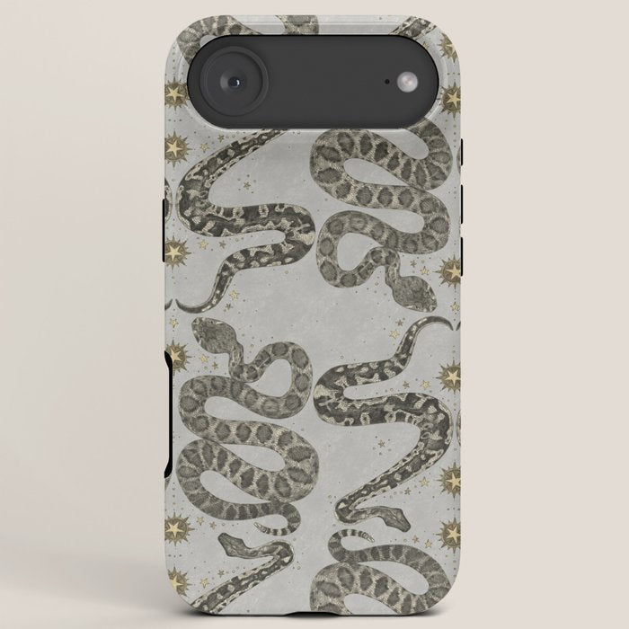 celestial snakes silver iPhone Case Gallery Image 6