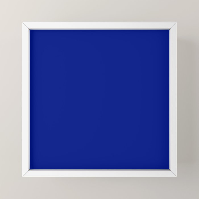 Solid Shades - Indigo Mini Art Print Gallery Image 4