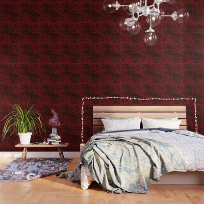Faux Tortoiseshell 2 - Red Wallpaper Gallery Image 3