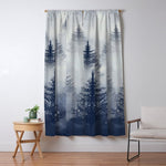 Foggy Forest 2 Window Curtain Gallery Image 1