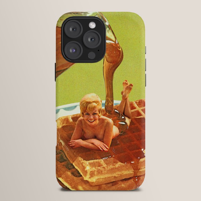 Pour some syrup on me - Breakfast Waffles iPhone Case Gallery Image 16