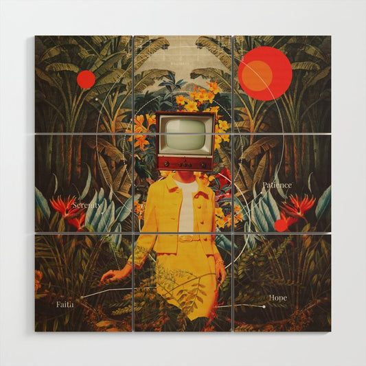 She Came from the Wilderness Wood Wall Art Gallery Image 2