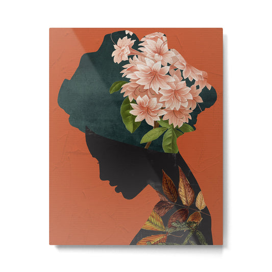 Floral Portrait 24 Metal Print Gallery Image 1