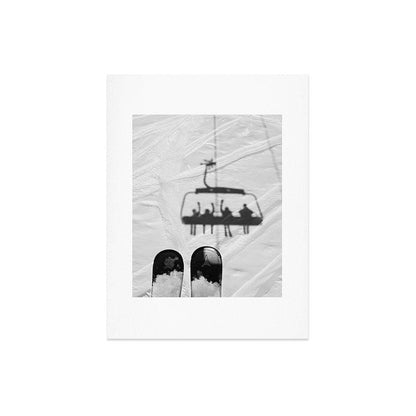 Ski Lift Shadows Art Print Gallery Image 6