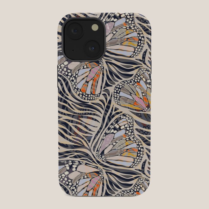 Abstract Retro Boho Butterfly Zebra Pattern â¢ Earthy Nature iPhone Case Gallery Image 34