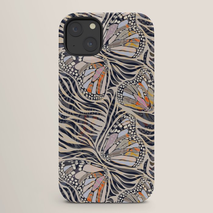 Abstract Retro Boho Butterfly Zebra Pattern â¢ Earthy Nature iPhone Case Gallery Image 26