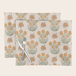 Marigold Block Print Placemat Gallery Image 1