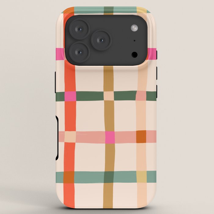 Colourful window pane checked pattern iPhone Case Gallery Image 7