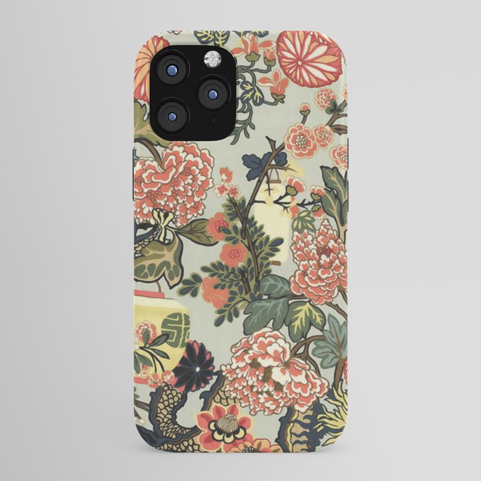 Chinese Dragon Vintage Floral Pattern iPhone Case Gallery Image 43