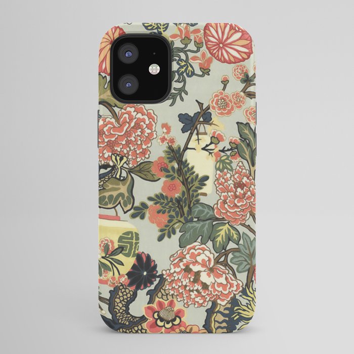 Chinese Dragon Vintage Floral Pattern iPhone Case Gallery Image 42