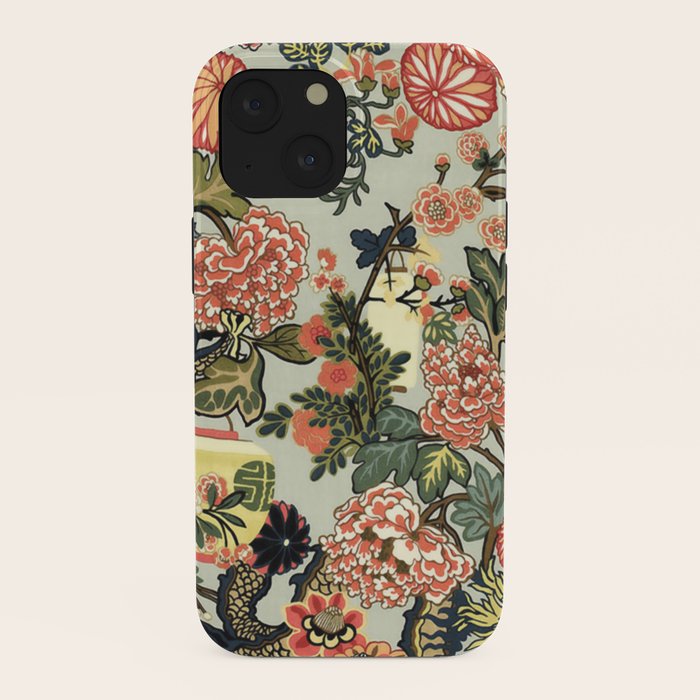 Chinese Dragon Vintage Floral Pattern iPhone Case Gallery Image 38