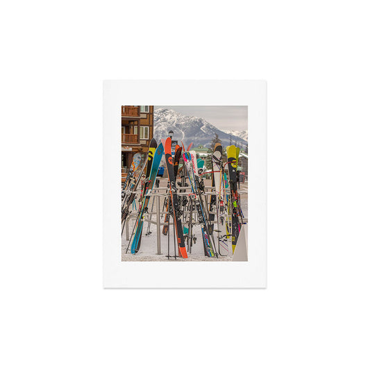 Ski Day Art Print Gallery Image 2