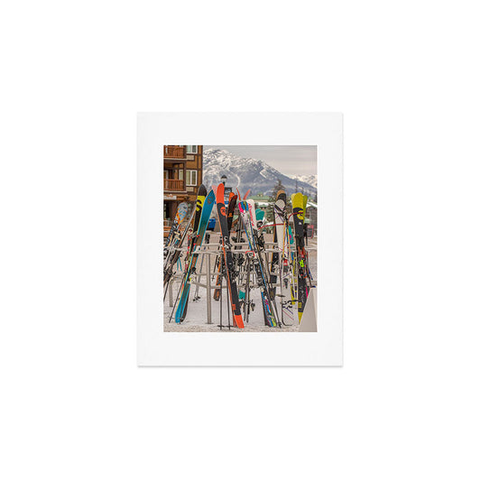 Ski Day Art Print Gallery Image 1