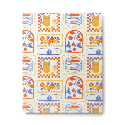 Summer vacation patchwork art pattern Metal Print Gallery Image 6