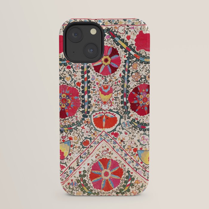 Lakai Suzani Uzbekistan Central Asian Embroidery Print iPhone Case Gallery Image 29