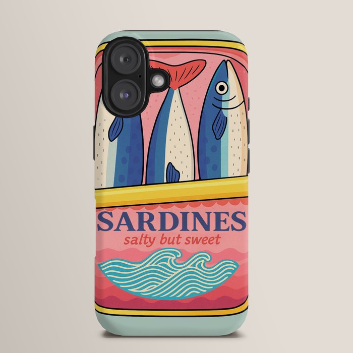 Tin of Love - Sardines in a Can with Heart Tail iPhone Case Gallery Image 13