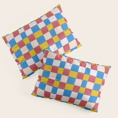 Paper Weaving Pattern #2 Pillow Sham Gallery Image 1