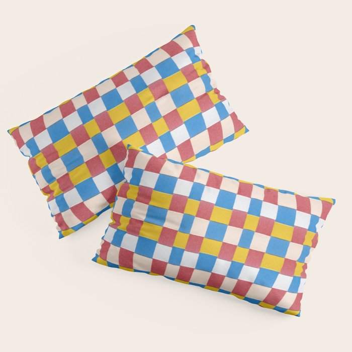 Paper Weaving Pattern #2 Pillow Sham Gallery Image 2