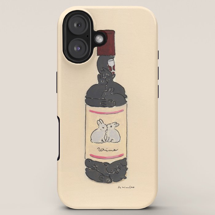 Bunny Wine iPhone Case Gallery Image 5