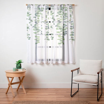 Eucalyptus Garland Window Curtain Gallery Image 23