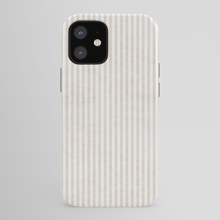 AEGEAN WIDE TICKING STRIPE JUTE iPhone Case Gallery Image 41
