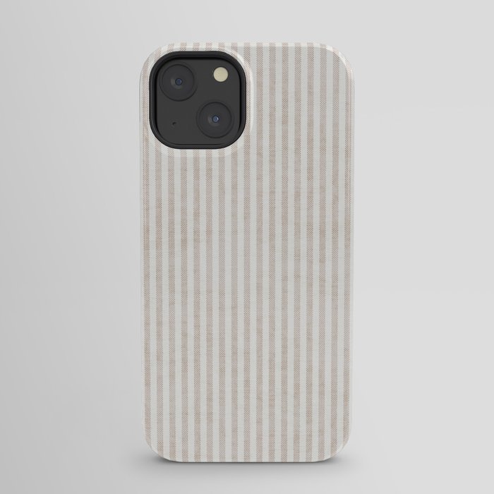 AEGEAN WIDE TICKING STRIPE JUTE iPhone Case Gallery Image 29