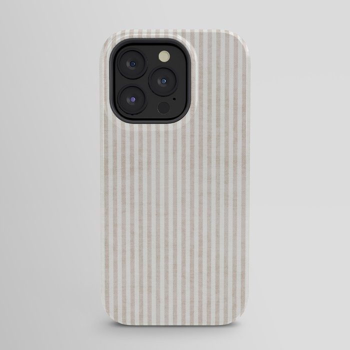 AEGEAN WIDE TICKING STRIPE JUTE iPhone Case Gallery Image 31