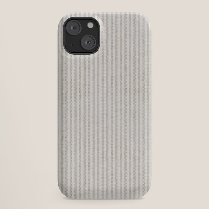 AEGEAN WIDE TICKING STRIPE JUTE iPhone Case Gallery Image 18