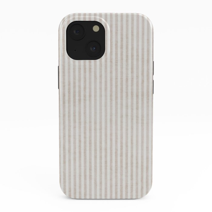 AEGEAN WIDE TICKING STRIPE JUTE iPhone Case Gallery Image 38