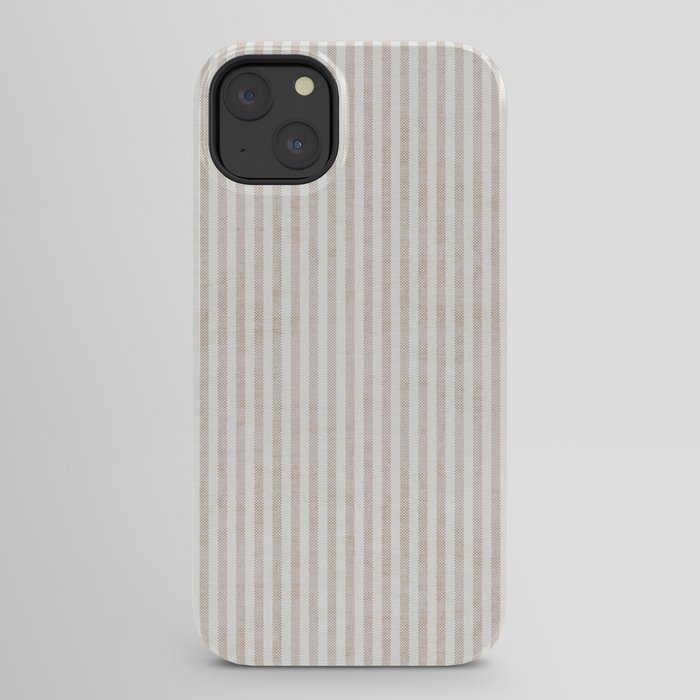 AEGEAN WIDE TICKING STRIPE JUTE iPhone Case Gallery Image 22