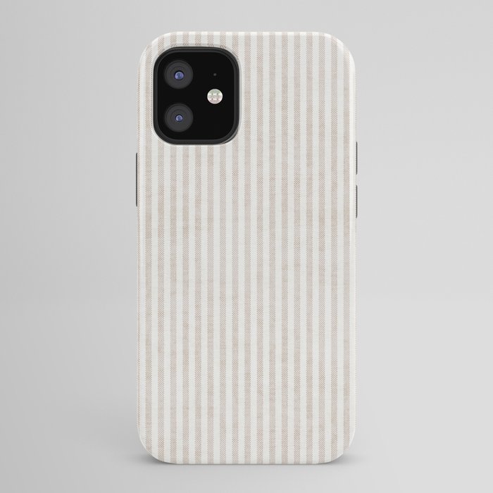 AEGEAN WIDE TICKING STRIPE JUTE iPhone Case Gallery Image 42