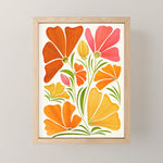 Spring Wildflowers Floral Illustration Mini Art Print Gallery Image 1