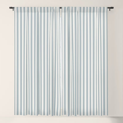 CoastL Stripe . Blue Window Curtain Gallery Image 5