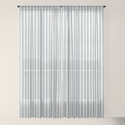 CoastL Stripe . Blue Window Curtain Gallery Image 18