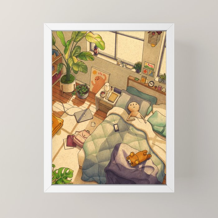 Afternoon Nap Mini Art Print Gallery Image 4
