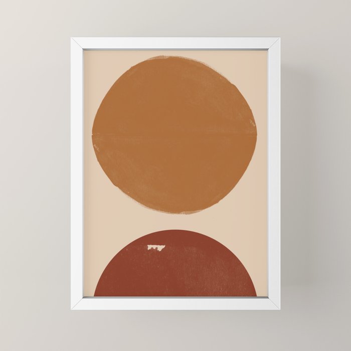 Burnt Orange Sun, New Boho Mini Art Print Gallery Image 4