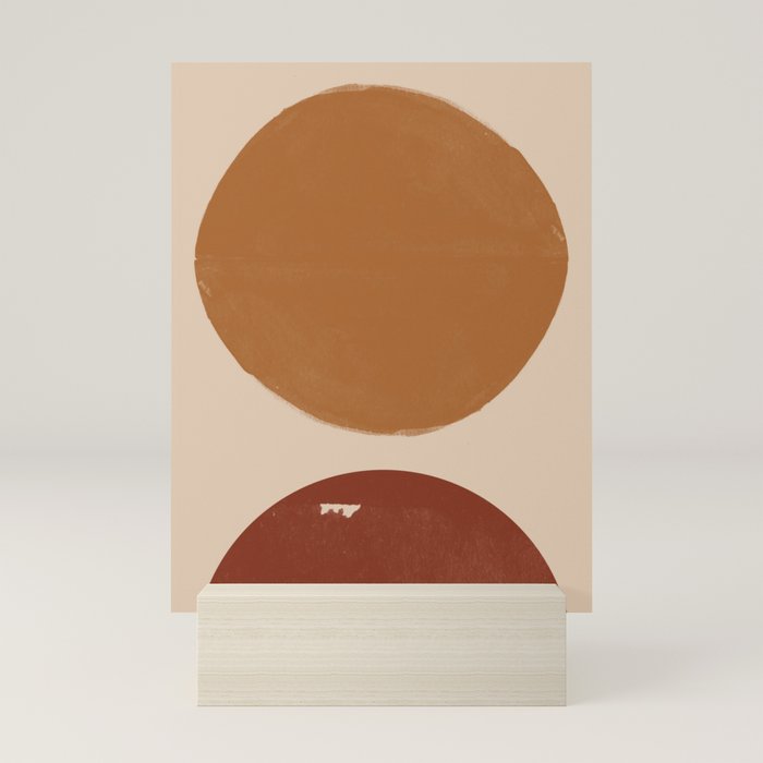 Burnt Orange Sun, New Boho Mini Art Print Gallery Image 5