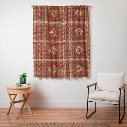 Musa in Rust Window Curtain Gallery Image 7