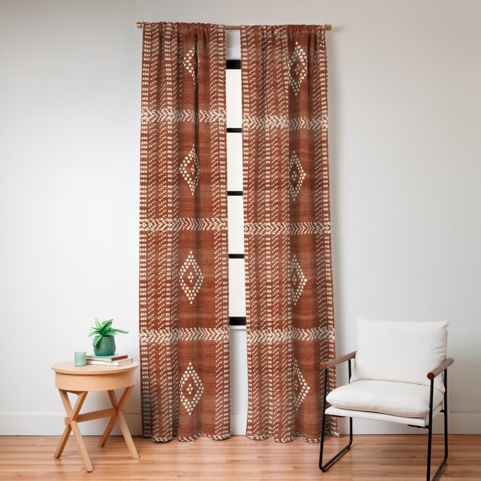 Musa in Rust Window Curtain Gallery Image 8